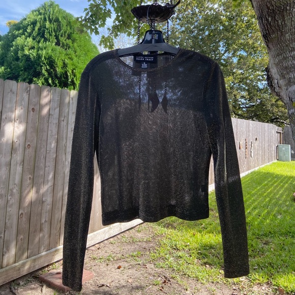 Linda Allard Ellen Tracy Sparkles top - Picture 3 of 8